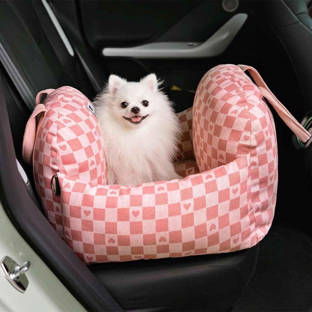 Siège auto pour chien en tissu Oxford - maintien stable en voyage
