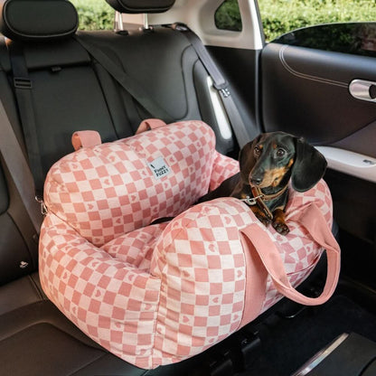Siège auto pour chien en tissu Oxford - maintien stable en voyage