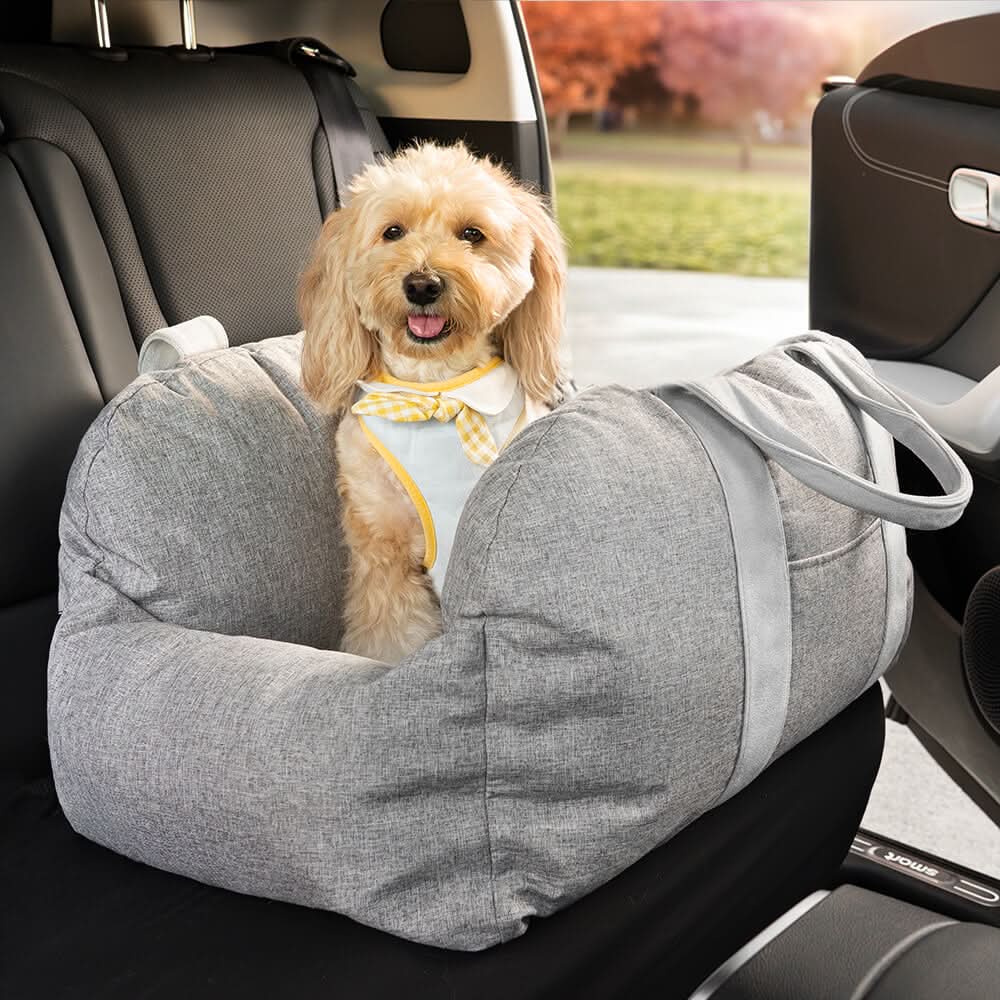 Siège auto pour chien en tissu Oxford - maintien stable en voyage
