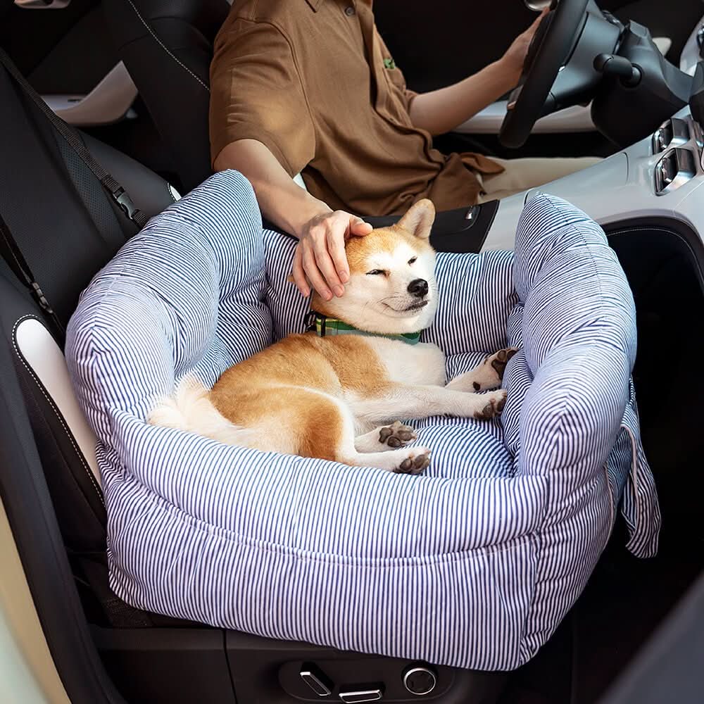 Siège auto pour chien en tissu Oxford - maintien stable en voyage
