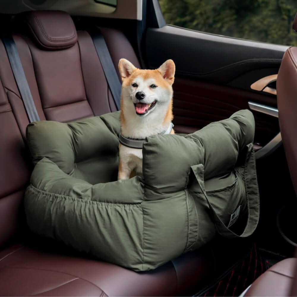 Siège auto pour chien en tissu Oxford - maintien stable en voyage
