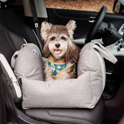 Siège auto pour chien en tissu Oxford - maintien stable en voyage