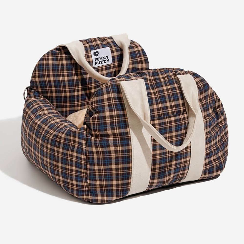 Siège auto pour chien en tissu Oxford - maintien stable en voyage