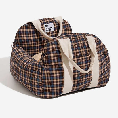 Siège auto pour chien en tissu Oxford - maintien stable en voyage