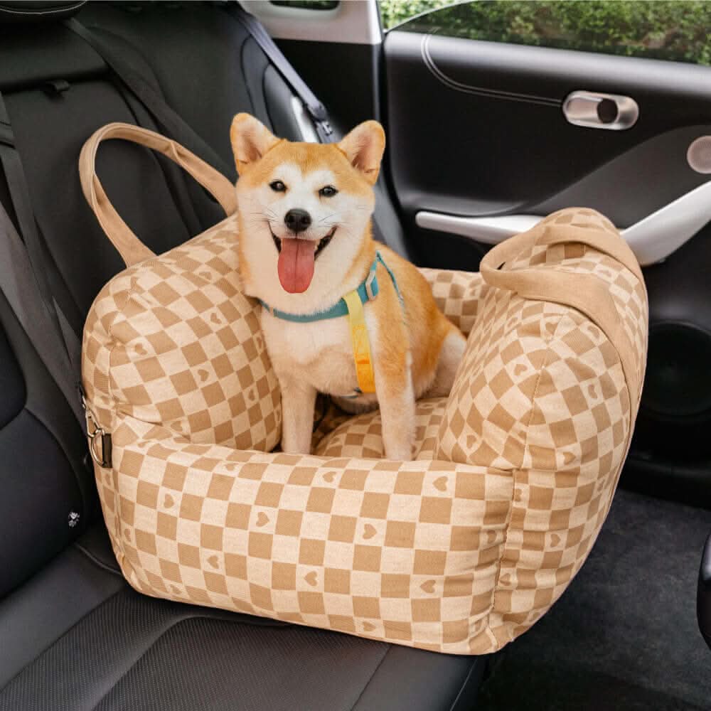 Siège auto pour chien en tissu Oxford - maintien stable en voyage
