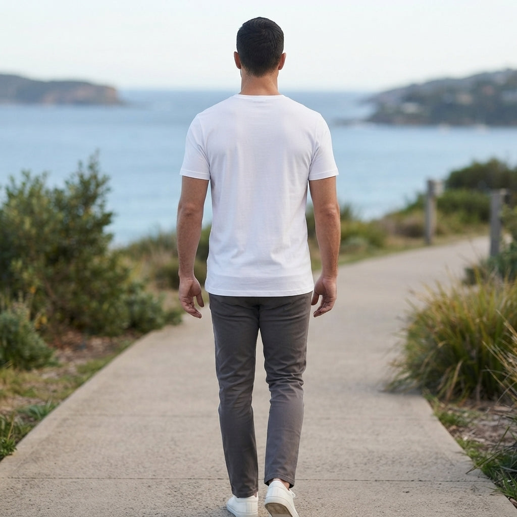 Men’s everyday crew neck t-shirt | Simple style for casual wear