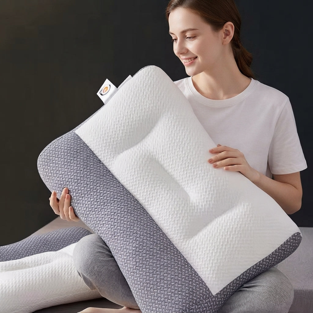 Cervical memory foam pillow - Ergonomic neck support for restful sleep
