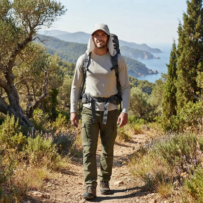 UV protection cap - UPF 50+ sun hat with removable neck cover