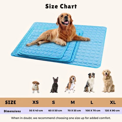 Cooling dog mat with comfortable design for hot summer days