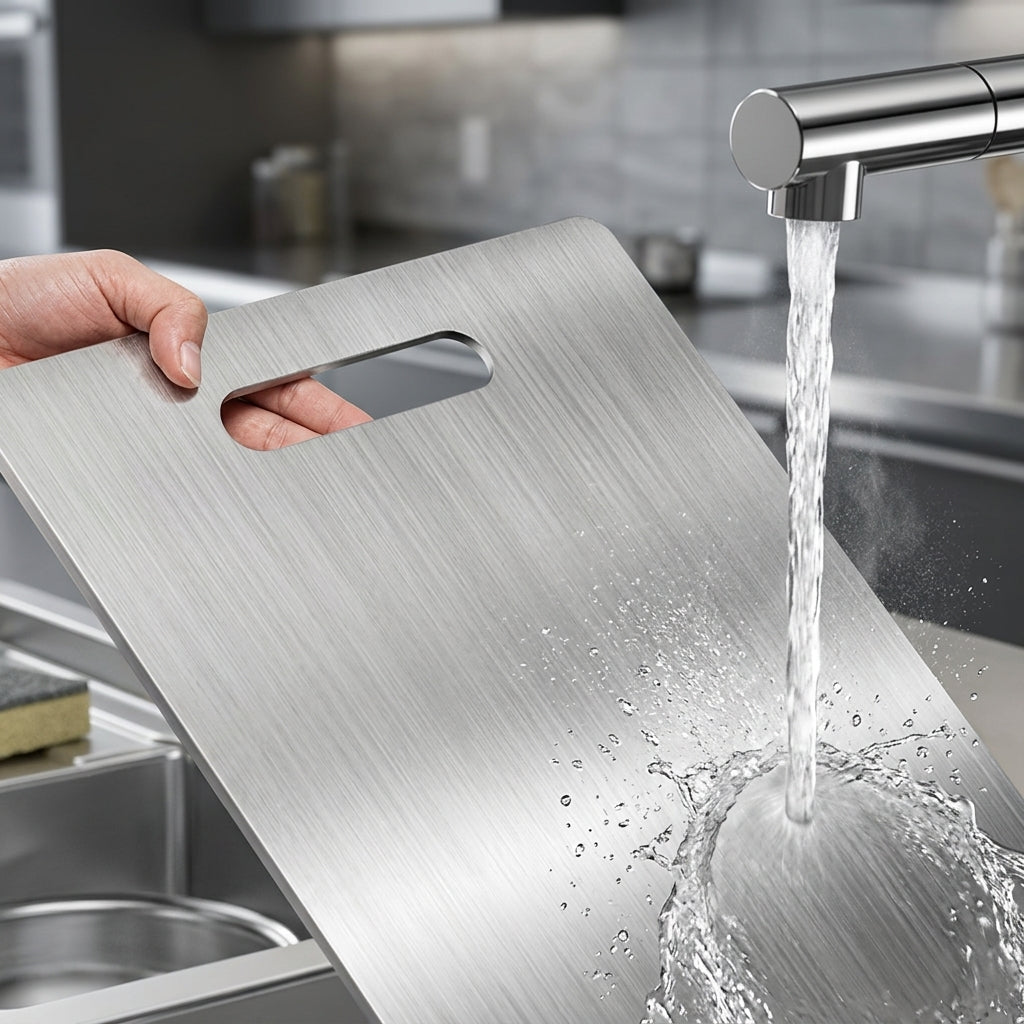 Stainless steel cutting board – Durable kitchen prep board