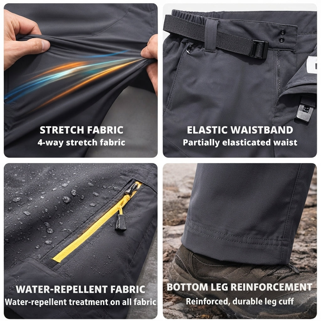 2-in-1 trekking pants - Comfortable outdoor trousers for hiking