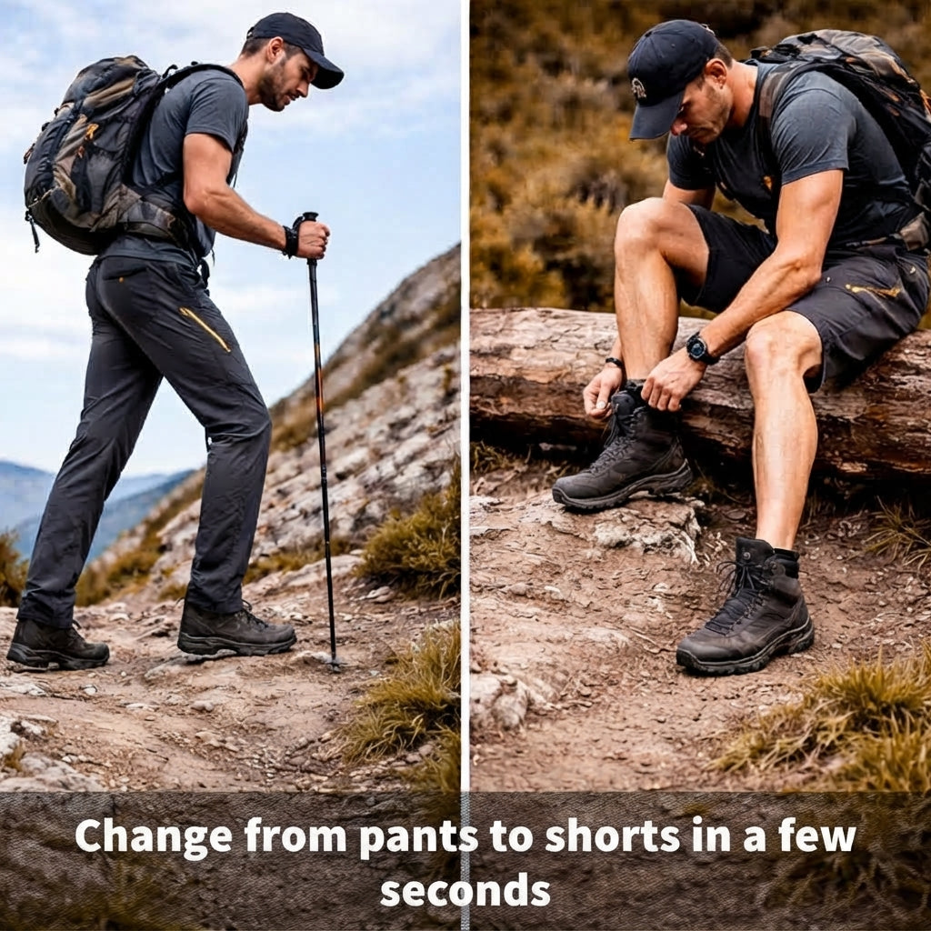 2-in-1 trekking pants - Comfortable outdoor trousers for hiking