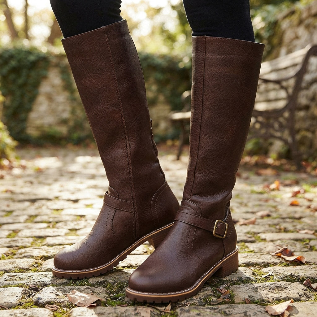 Women's all-weather comfort boots | Non-slip, shock-absorbing sole