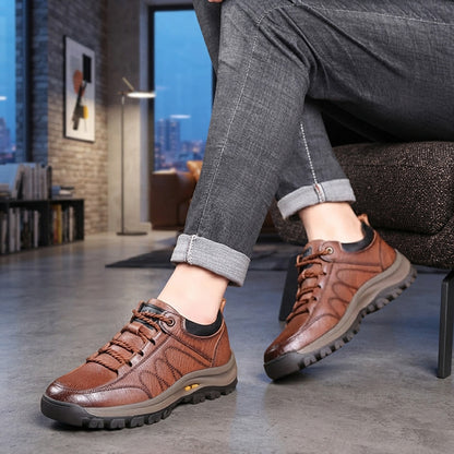 Men's orthopedic waterproof walking shoes - Arch support and non-slip
