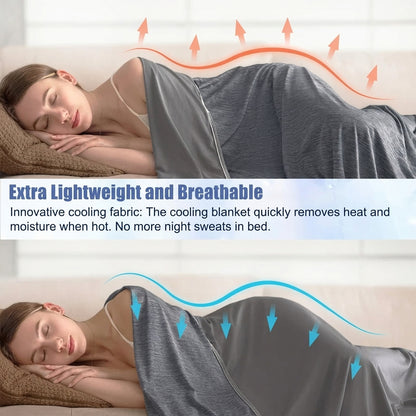 Cooling summer quilt for lightweight comfort on warm nights