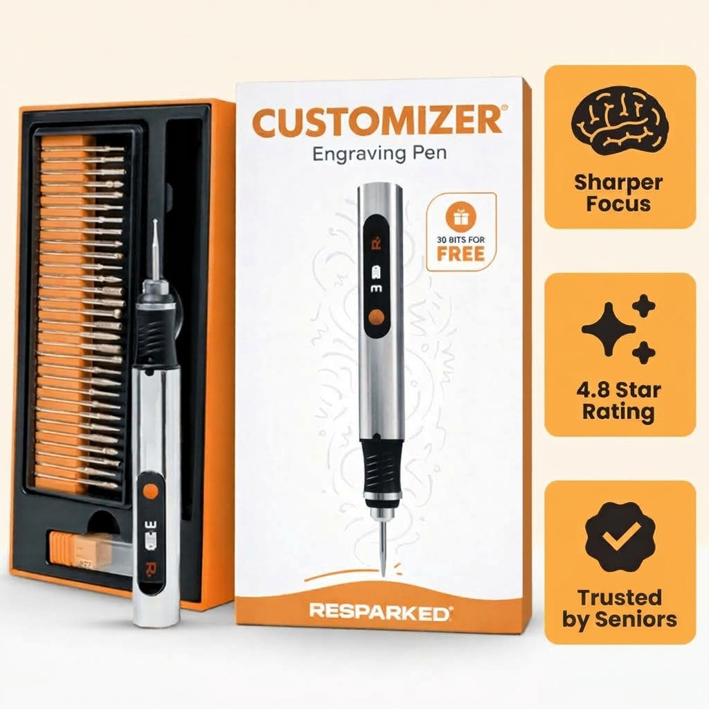 Electric engraving pen with USB-C charging for DIY projects