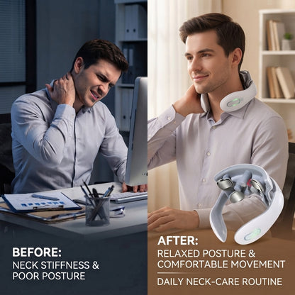 Cervical neck massager with heat - Soothing neck & shoulder care