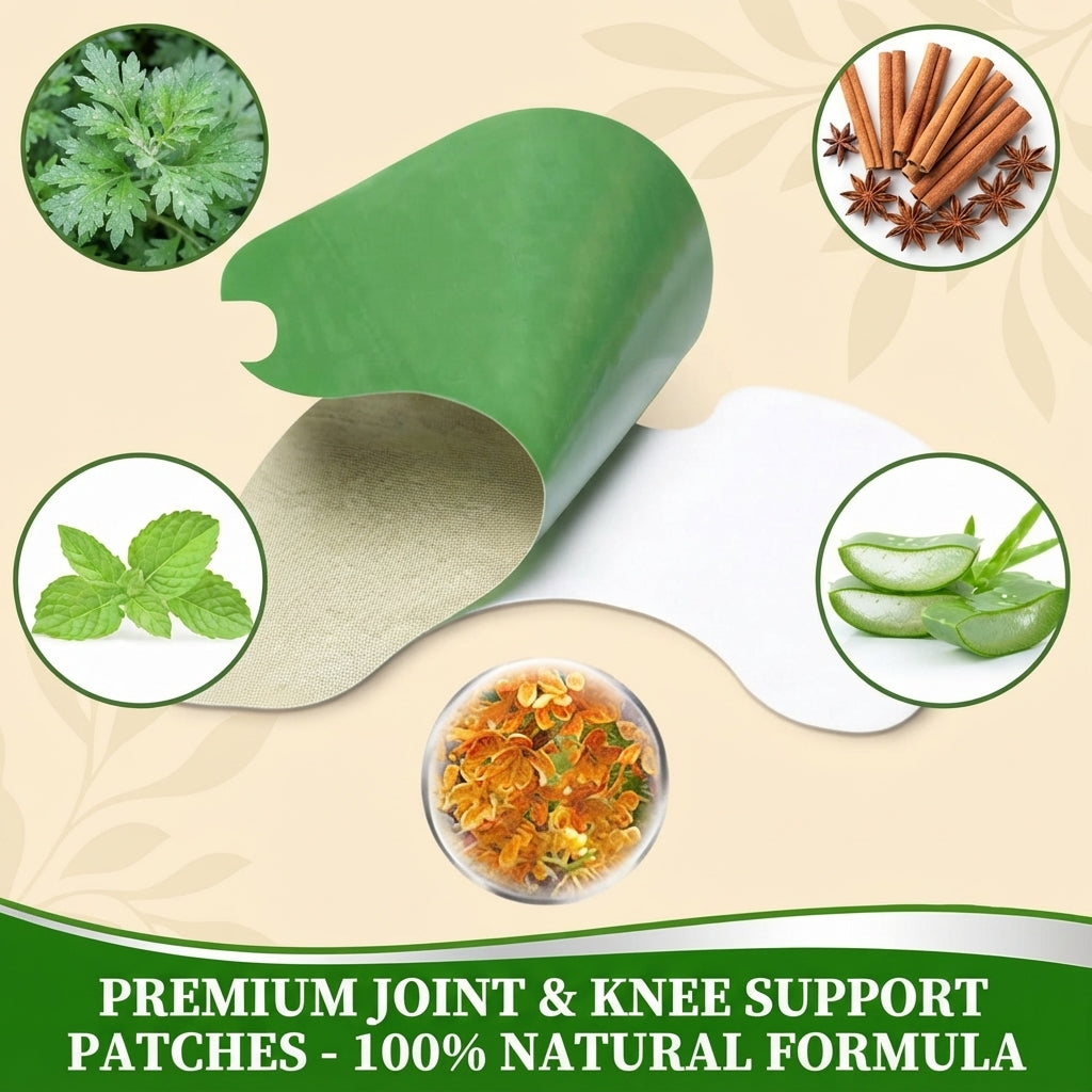 Natural Herbal Knee Patches for Soothing Everyday Joint Comfort