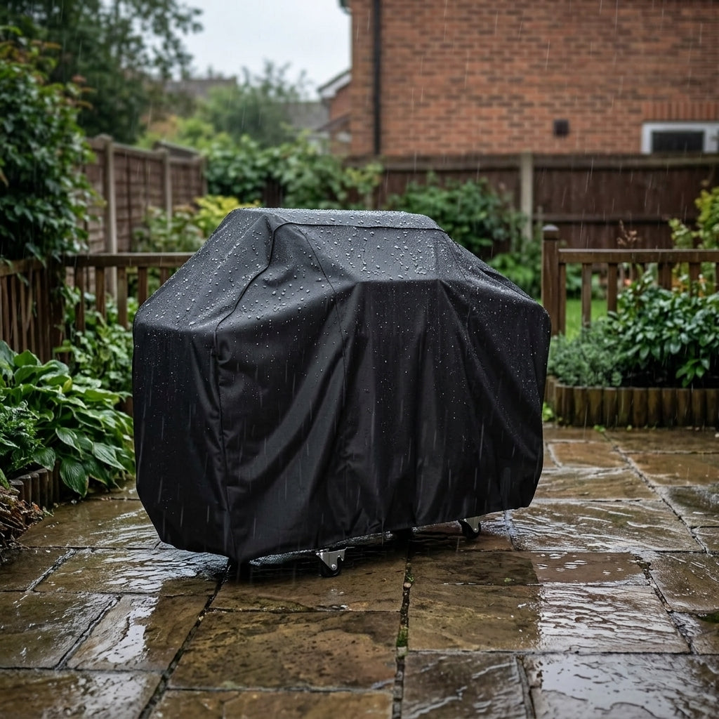 Waterproof Oxford barbecue cover for outdoor weather protection