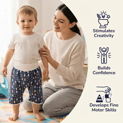 Reusable potty training pants – Bamboo & cotton, washable & absorbent