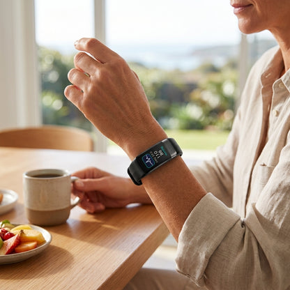 Smart health bracelet with ECG, heart rate, SpO2 and sleep tracking