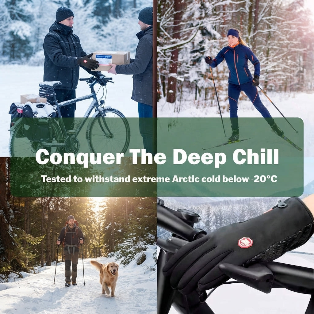 Heated winter gloves | Touchscreen, water-resistant and USB powered