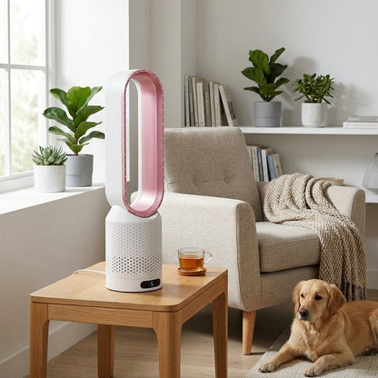 3-in-1 portable air cooler with UV-C purification and ioniser