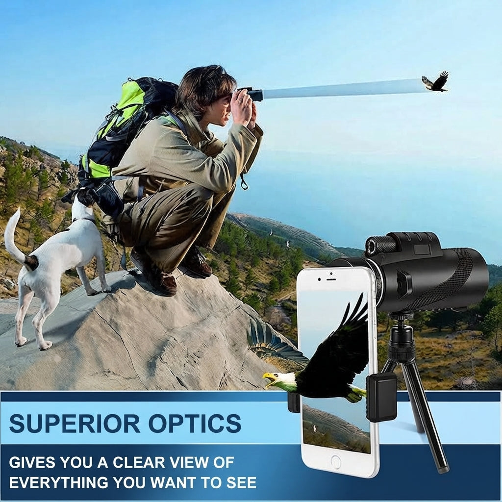 Portable zoom HD telescope - 5000m outdoor viewing