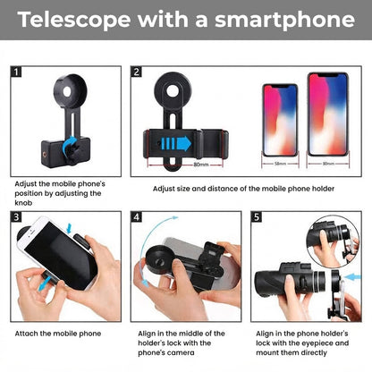 Portable zoom HD telescope - 5000m outdoor viewing