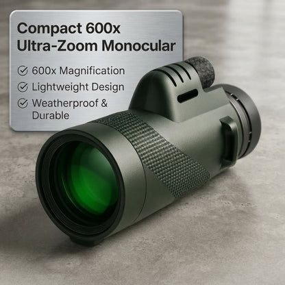 Compact monocular telescope | HD long-range viewing for outdoor use