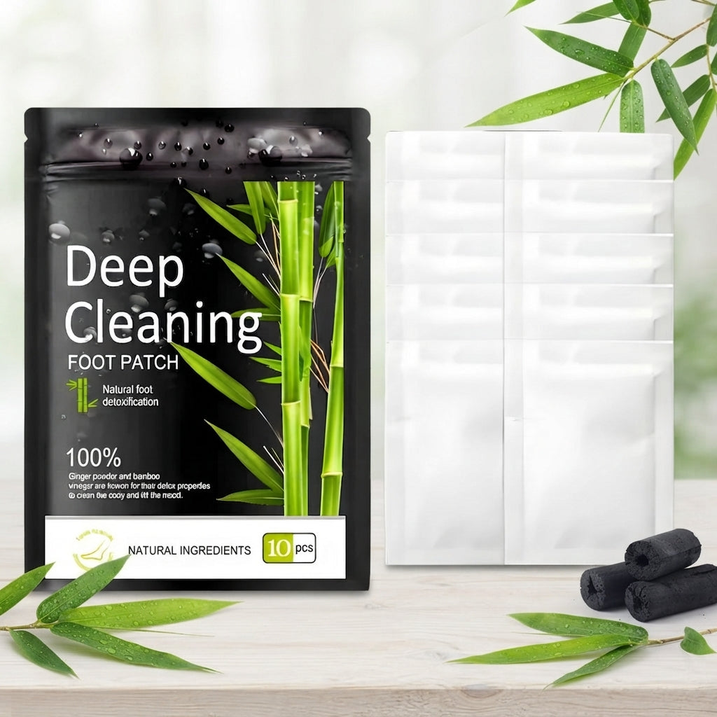Bamboo foot detox patches - Overnight wellness care