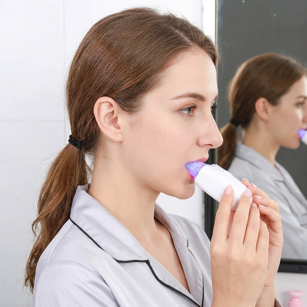 Automatic U-shaped 360° silicone toothbrush