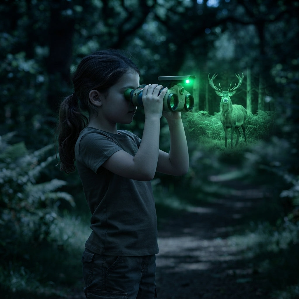 Kids night vision binoculars - 4x30 outdoor explorer