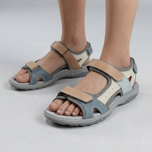 Women's hiking sandals - Adjustable strap with non-slip rubber sole