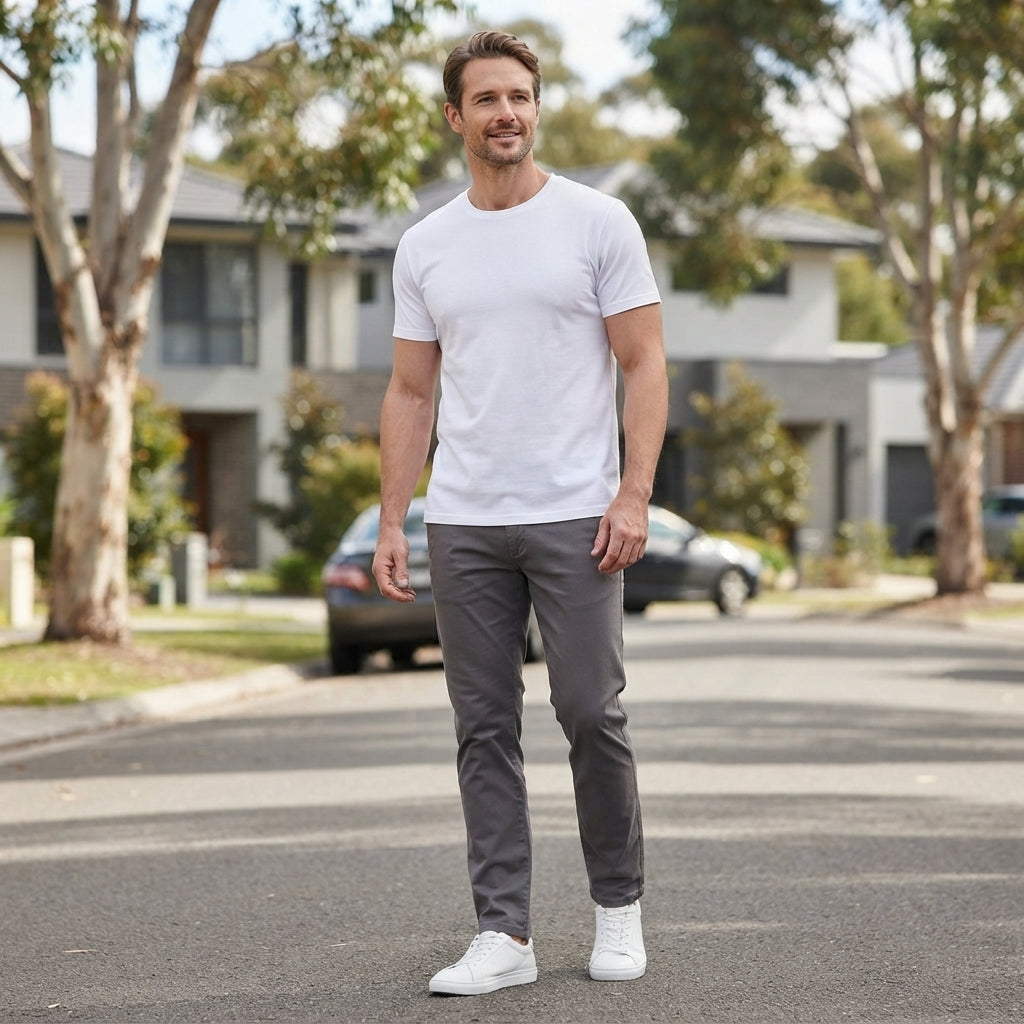 Men’s everyday crew neck t-shirt | Simple style for casual wear