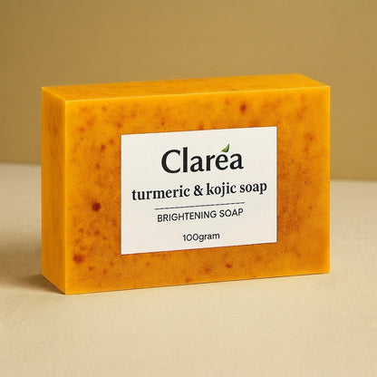 Lemon turmeric & kojic-acid brightening soap