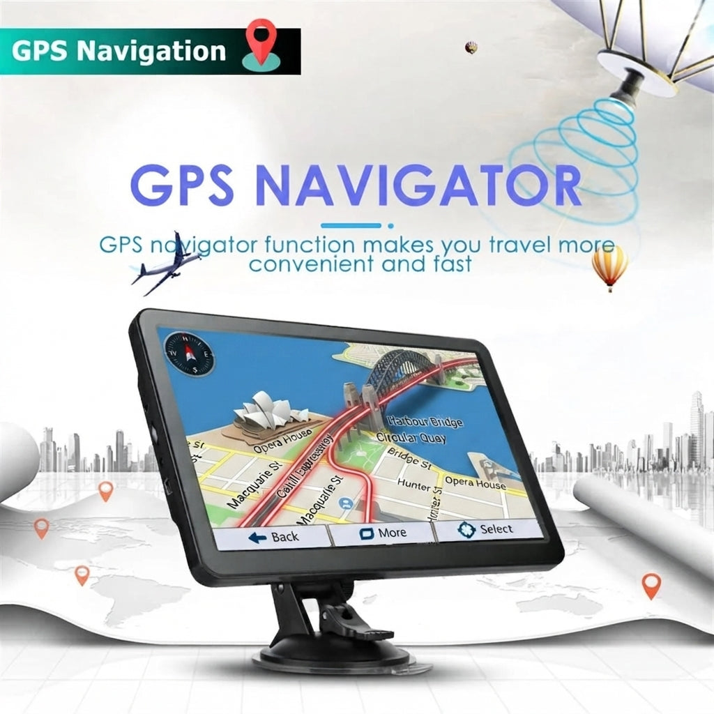 7-inch GPS navigation system | Real-time traffic and route guidance