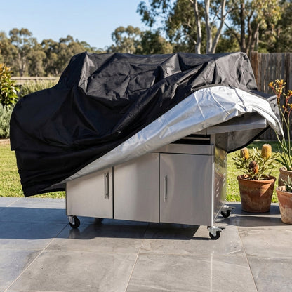 Waterproof Oxford barbecue cover for outdoor weather protection