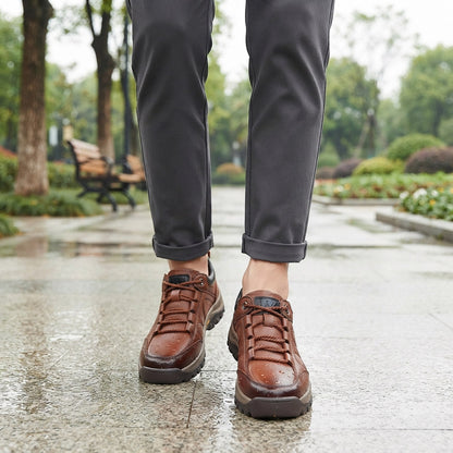 Men's orthopedic waterproof walking shoes - Arch support and non-slip