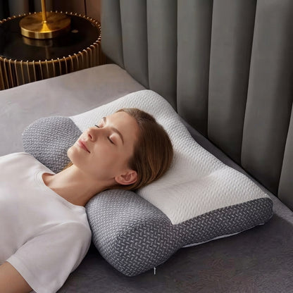 Cervical memory foam pillow - Ergonomic neck support for restful sleep