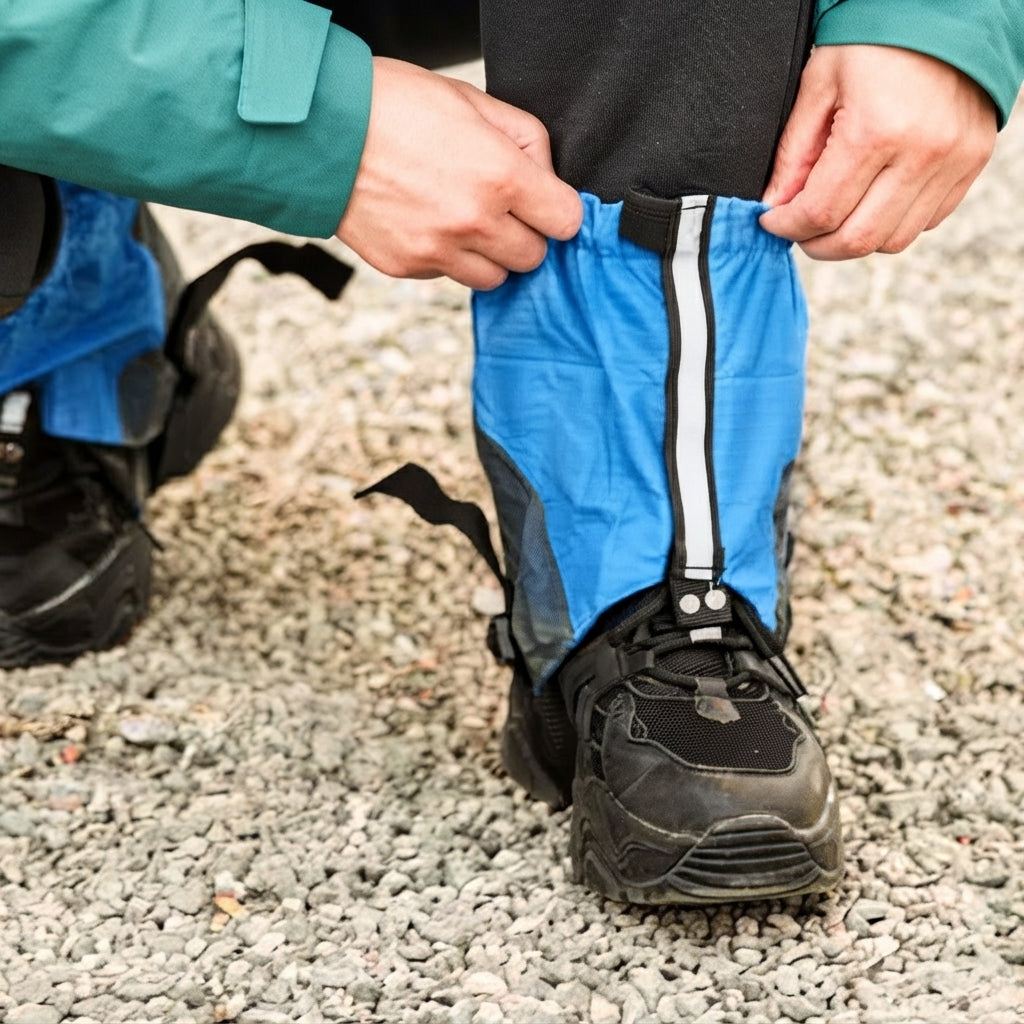 20D hiking gaiters 20cm – Waterproof protection from rain and mud