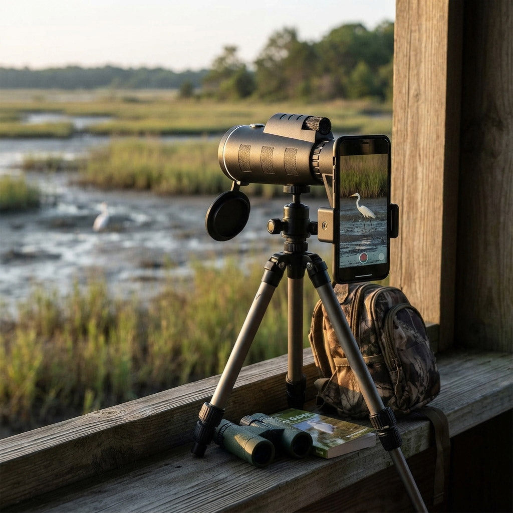 Portable astronomy telescope - 500x magnification for stargazing