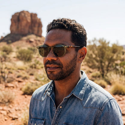 Retro round polarised sunglasses with UV400 protection - Timeless everyday style
