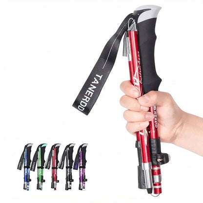 Folding trekking pole - Adjustable hiking support for outdoor trails