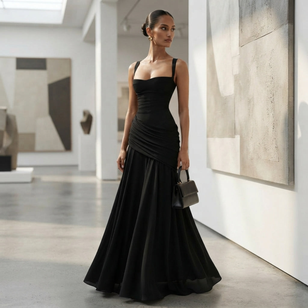 Women's slim sheath dress | Elegant solid-colour style for everyday wear
