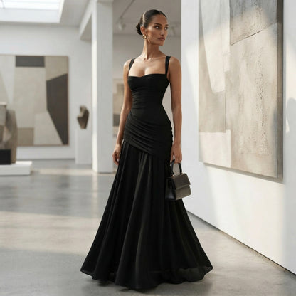 Women's slim sheath dress | Elegant solid-colour style for everyday wear