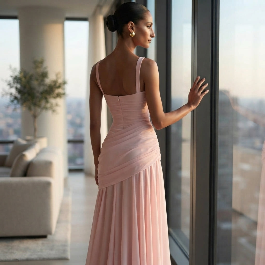 Women's slim sheath dress | Elegant solid-colour style for everyday wear
