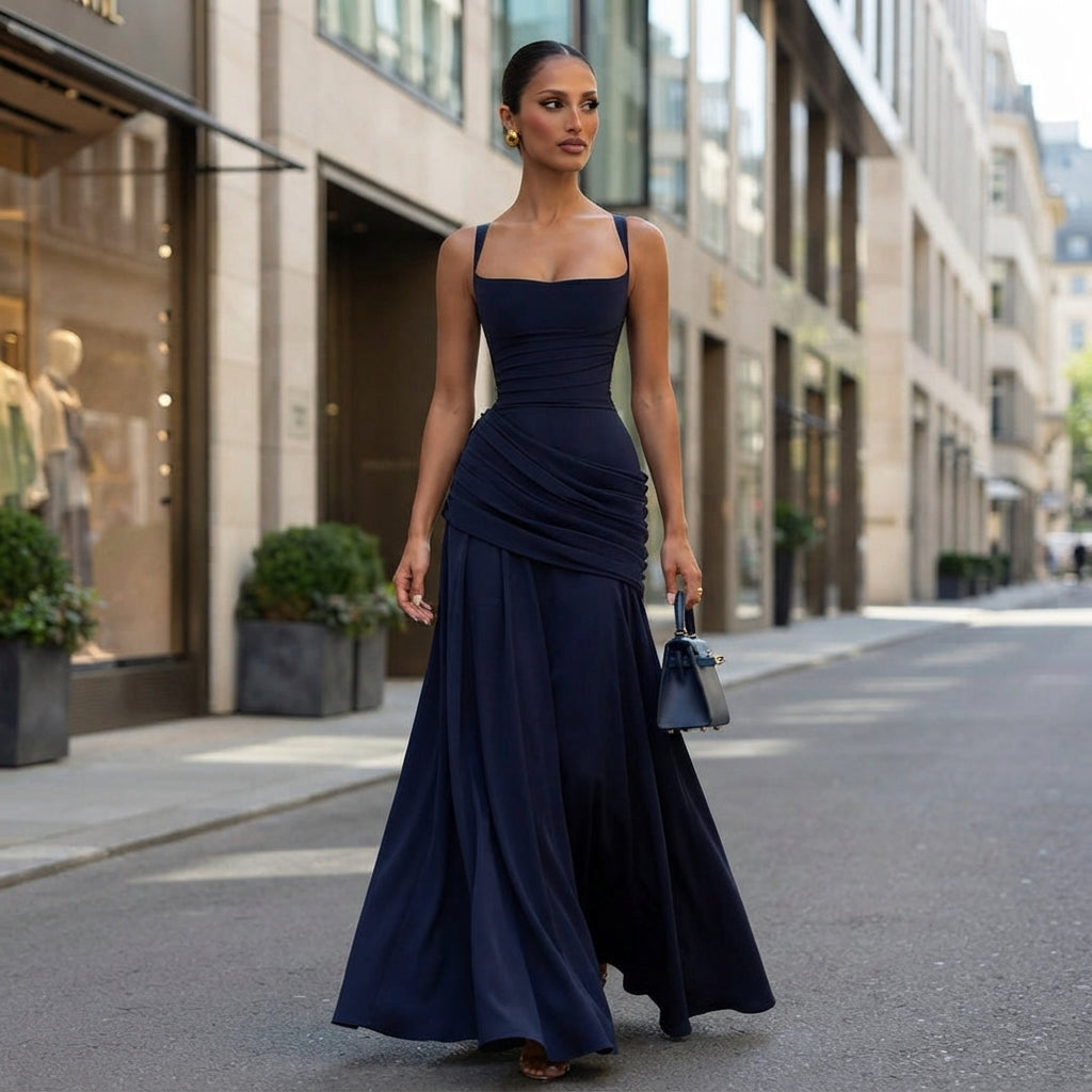 Women's slim sheath dress | Elegant solid-colour style for everyday wear