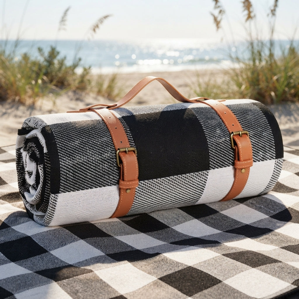 Waterproof picnic blanket - Foldable outdoor mat for beach, camping & parks