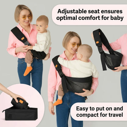 Adjustable baby carrier with multiple carrying positions